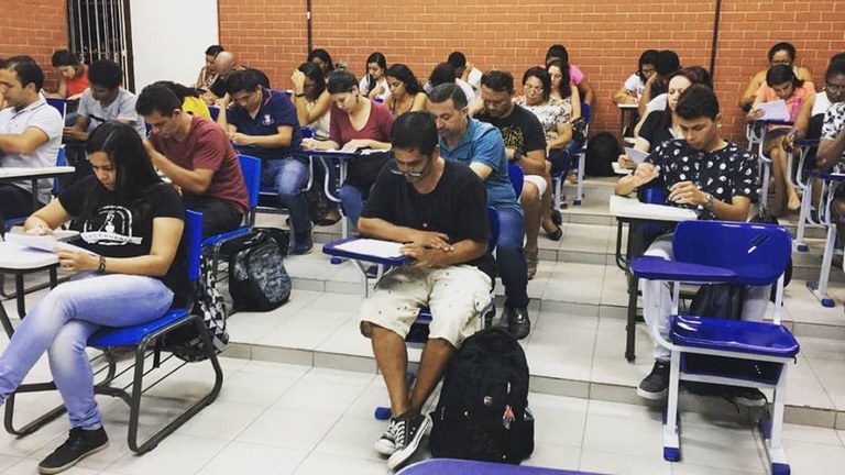 Aula pré-Enem da turma 2018_PET Conexões de Saberes UFPB