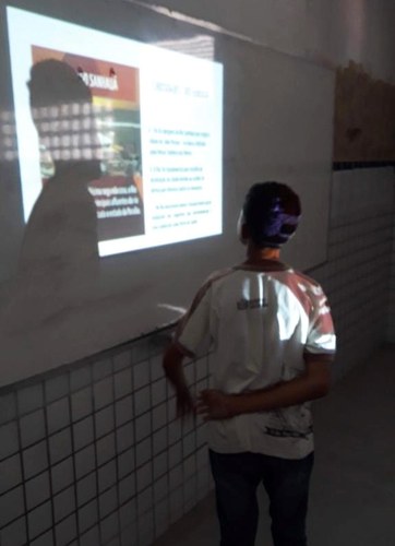 Oficina realizada na escola_ Imagem cedida pelo proejto_2019